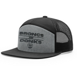 Broncs and Donks Black Flat Brim