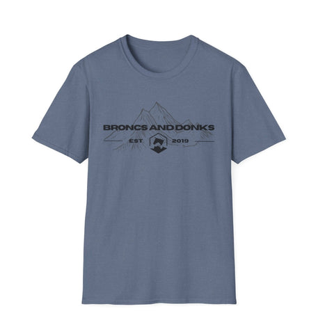 Adult Blue Broncs and Donks Mountain Shirt